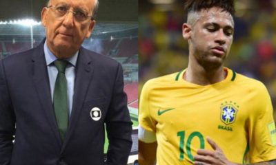 Neymar e Galvão Bueno. Foto reprodução