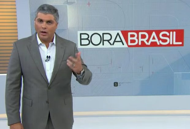 Joel Datena comanda o 'Bora Brasil' (Foto: Reprodução)