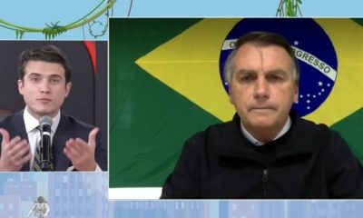 André Marinho e Jair Bolsonaro (Foto: Reprodução)